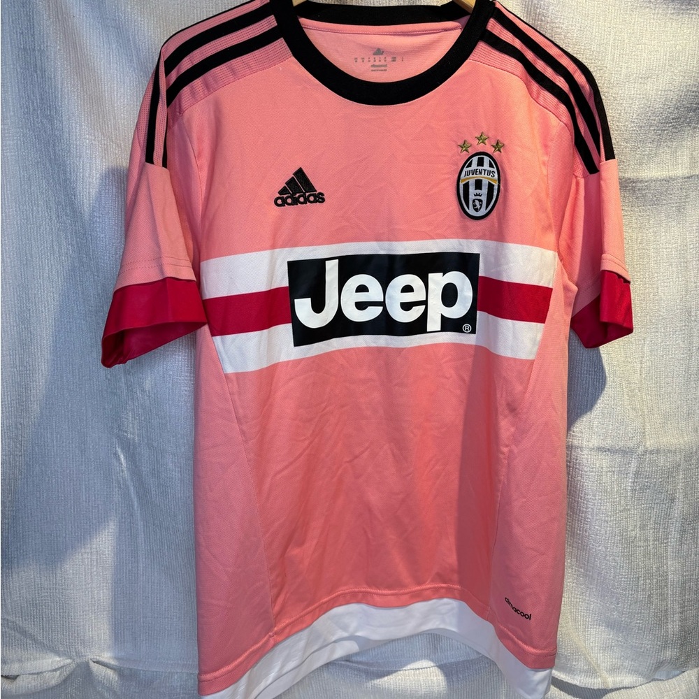 Juventus x Adidas Dybala 21 Pink Jeep Soccer Jersey
